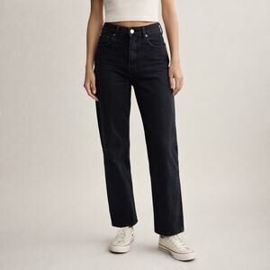 Abercrombie & Fitch Curve Love The 90s Straight Ultra High Rise Jeans